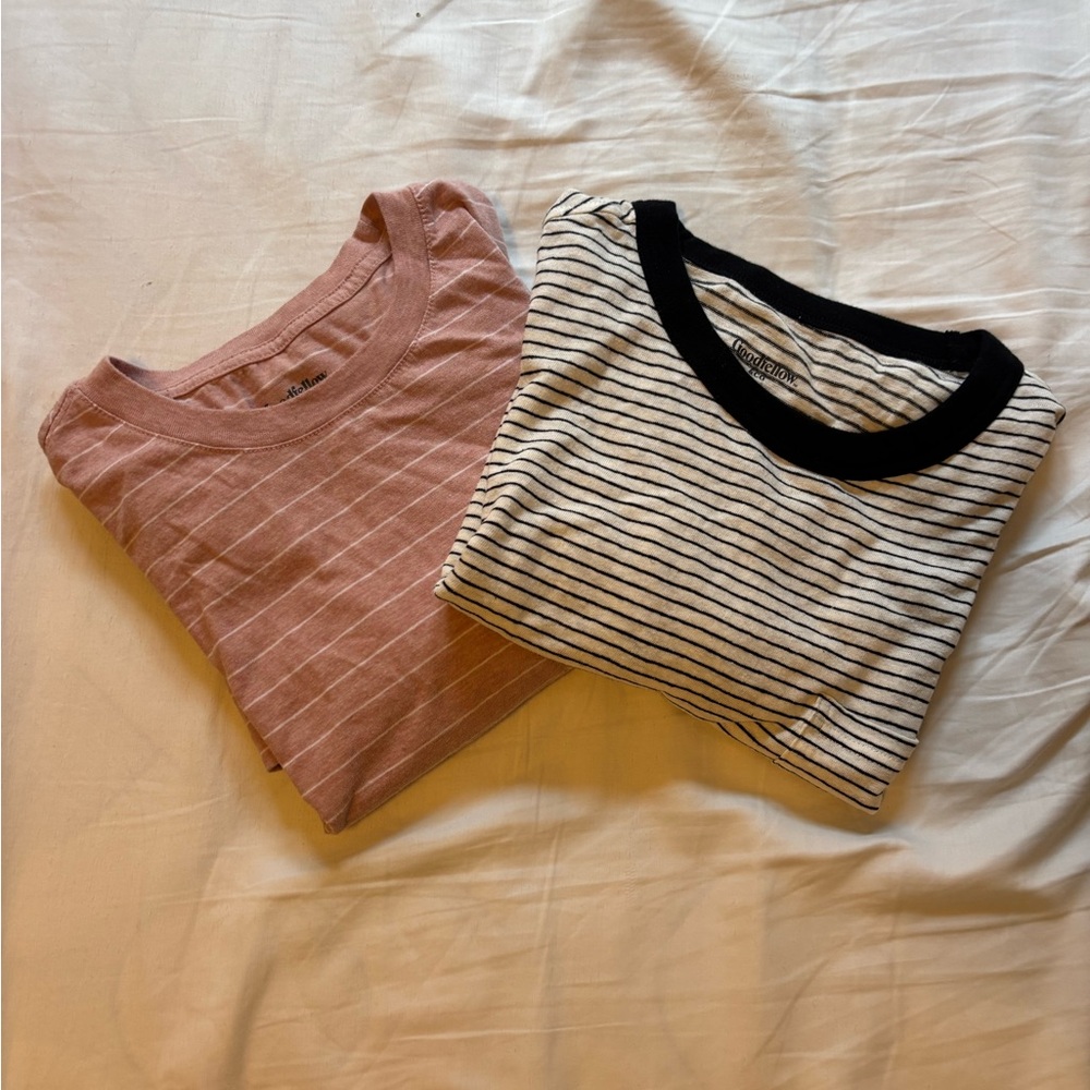 Bundle of 2 striped shirts
